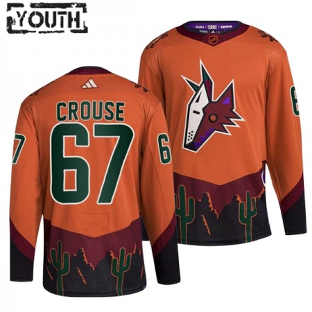 Børn NHL Arizona Coyotes Trøje Lawson Crouse 67 Adidas 2022-23 Orange Reverse Retro 2.0 Authentic